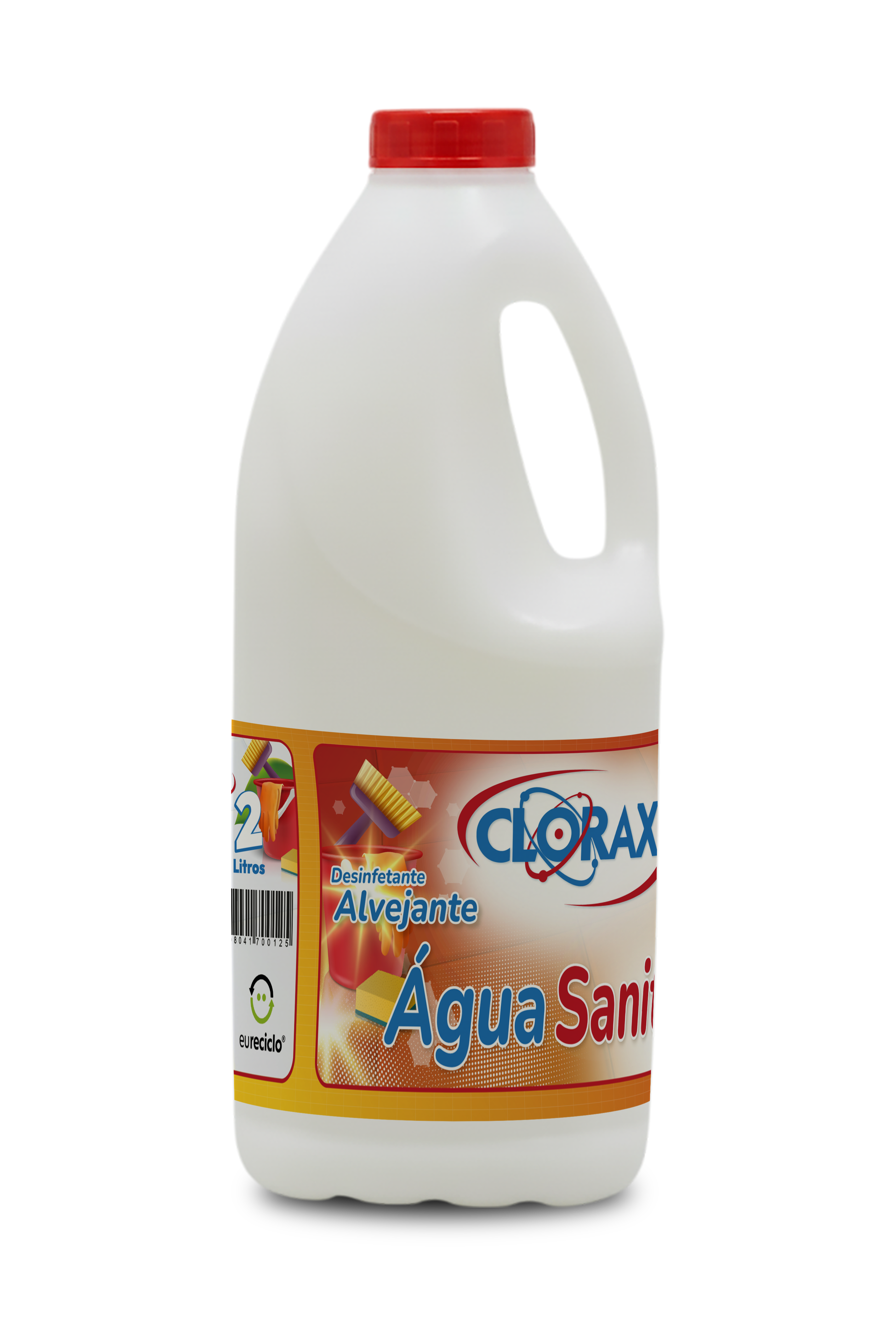 Garrafa de 2L do produto Água Sanitária